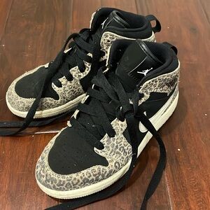 Leopard Nike air Jordan’s